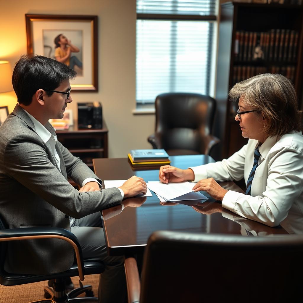 How is child custody decided in Stafford County