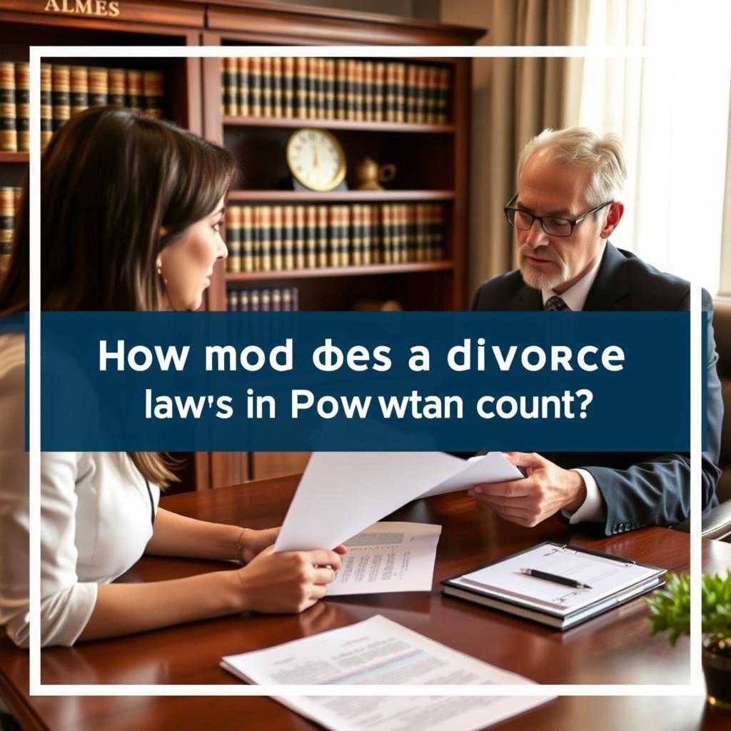 How much does a divorce lawyer cost in Powhatan County